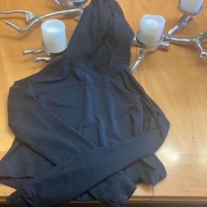 Lululemon cropped black hoodie